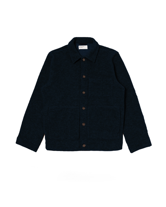 Universal works Uniform Jacket Wool Fleece Navy