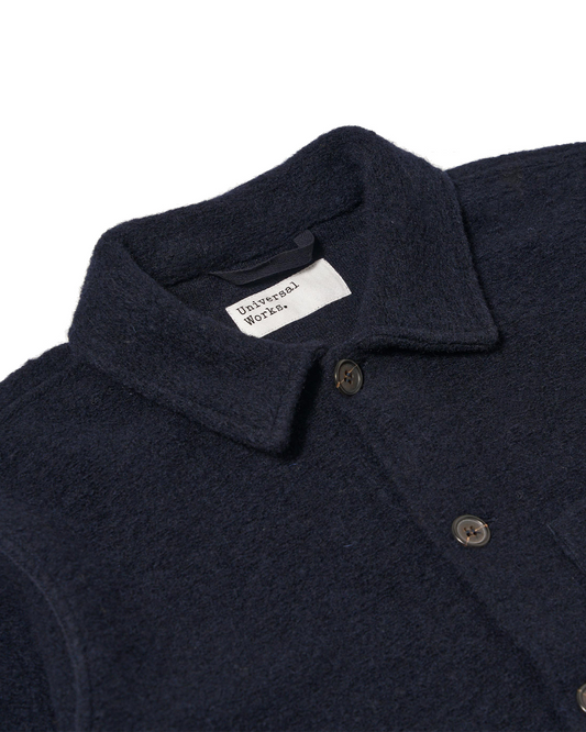 Universal works Uniform Jacket Wool Fleece Navy
