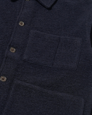 Universal works Uniform Jacket Wool Fleece Navy
