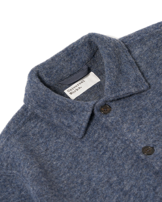 Universal works Uniform Jacket Wool Fleece Slate Blue