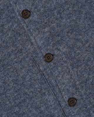 Universal works Uniform Jacket Wool Fleece Slate Blue