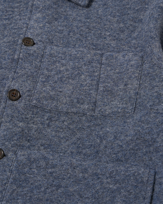 Universal works Uniform Jacket Wool Fleece Slate Blue