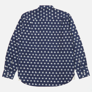 Universal Works Vintage Double Ikat Square Pocket Shirt Indigo
