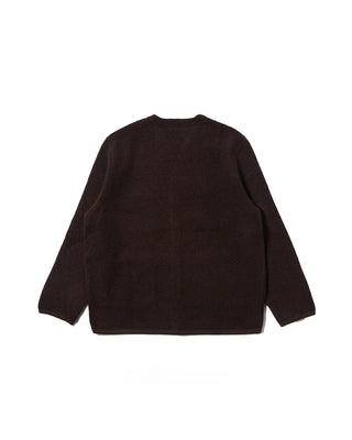 Universal Works Cardigan Wool Fleece Brown