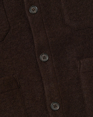 Universal Works Cardigan Wool Fleece Brown