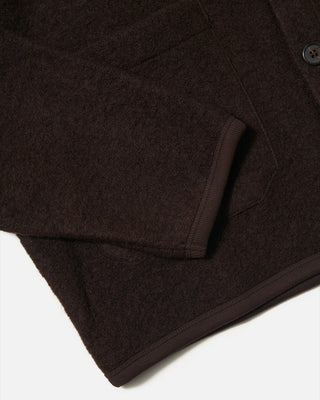 Universal Works Cardigan Wool Fleece Brown