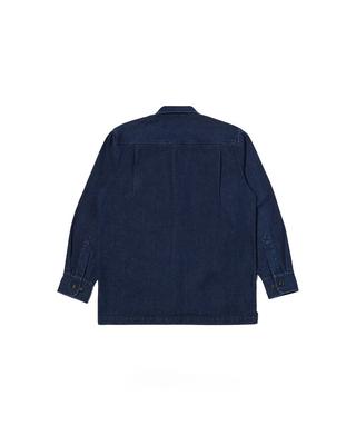Universal Works Work Denim Fatigue Shirt Indigo