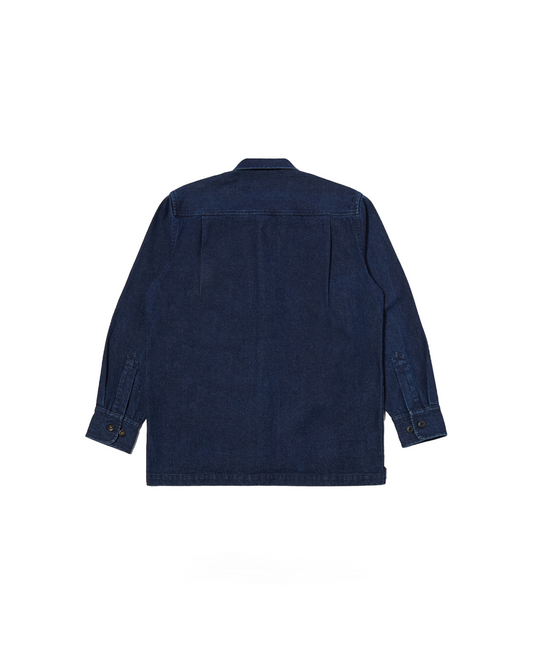 Universal Works Work Denim Fatigue Shirt Indigo