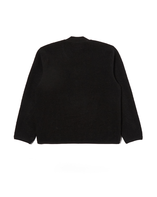 Universal Works Zip Bomber Wool Fleece Black