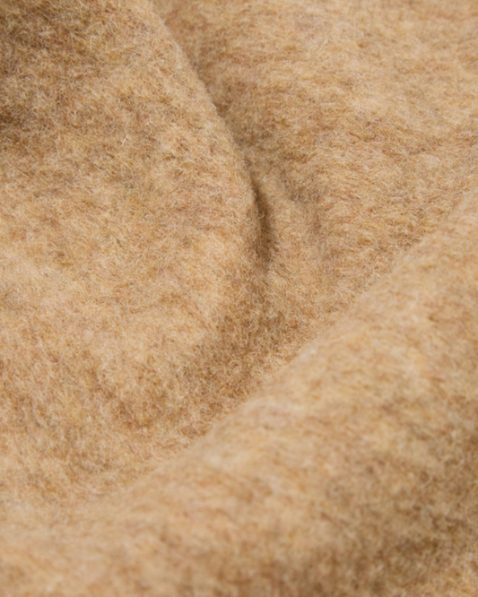 Universal Works Zip Bomber Wool Fleece Fawn