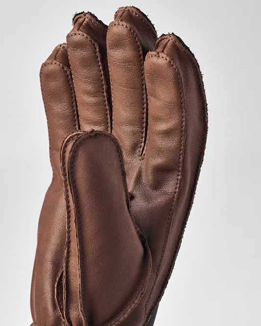 Hestra Wakayama 5 Finger Navy Brown