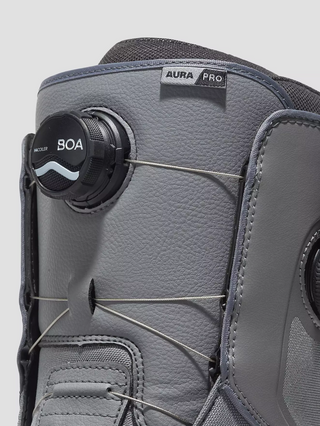 Vans Aura Pro Black / Pewter 2025 Snowboard Boots