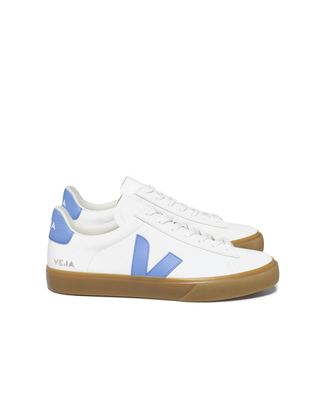 Veja Campo Chromefree Leather Extra White / Aqua