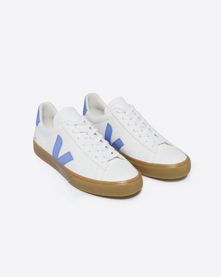 Veja Campo Chromefree Leather Extra White / Aqua