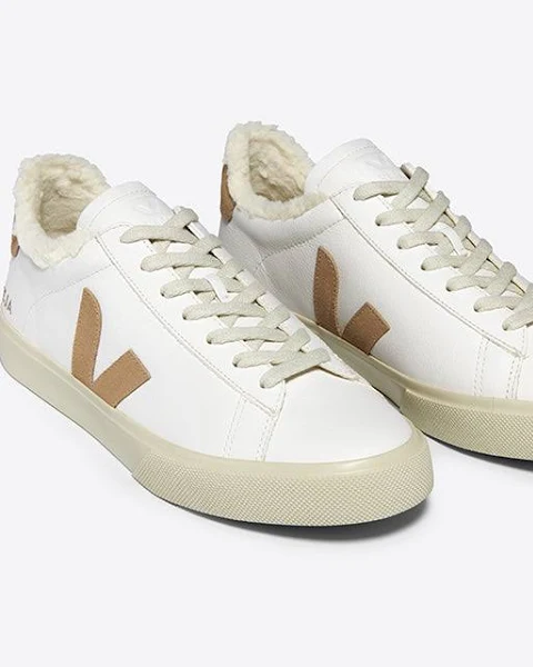 Veja Campo Winter Chromefree Leather Extra White / Desert