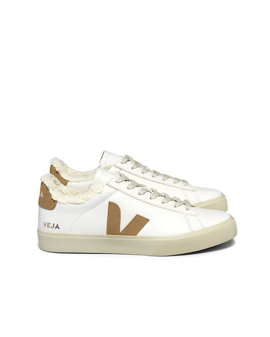 Veja Campo Winter Chromefree Leather Extra White / Desert