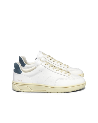 Veja V-12 Stitch O.T. Leather Extra White / White California