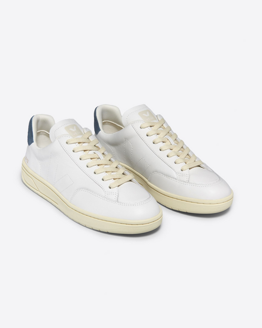 Veja V-12 Stitch O.T. Leather Extra White / White California