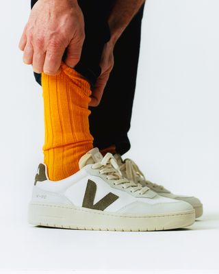 VEJA V-90 B-Mesh White Khaki - Eco-Friendly Sneakers