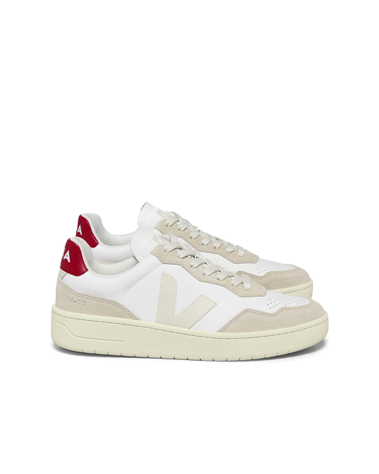 Veja V-90 Leather Extra White Pierre Pekin