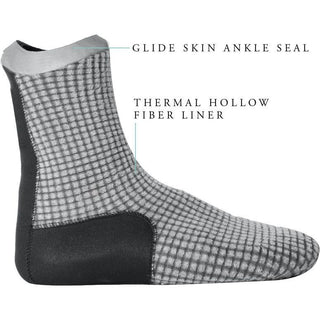 Vissla Seven Seas 5mm Round Toe Bootie Black