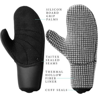 Vissla Seven Seas 7mm Mitten Glove Black