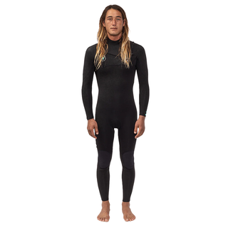 Vissla Seven Seas 3/2 Full Chest Zip Black Jade Wetsuit