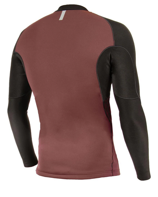 Vissla High Seas 2 1mm LS Jacket Wine