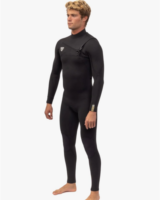 Vissla 7 Seas Comp 4/3 Full Suit Chest Zip Black Wetsuit