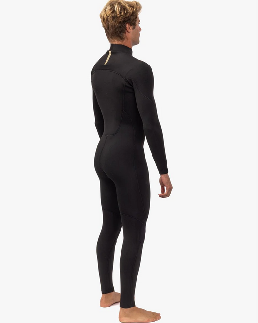 Vissla 7 Seas Comp 4/3 Full Suit Chest Zip Black Wetsuit