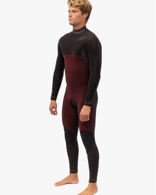 Vissla 7 Seas Comp 4/3 Full Suit Chest Zip Black Wetsuit