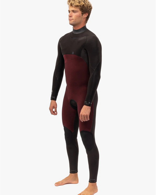 Vissla 7 Seas Comp 4/3 Full Suit Chest Zip Black Wetsuit