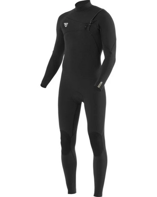 Vissla 7 Seas Comp 4/3 Full Suit Chest Zip Black Wetsuit