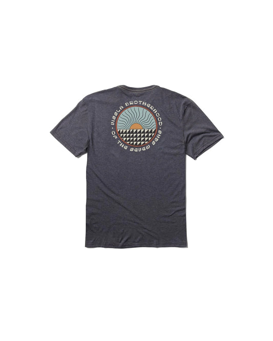 Vissla Surf Check Comp Lite Eco Performance Tee Black Heather