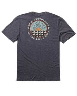 Vissla Surf Check Comp Lite Eco Performance Tee Black Heather