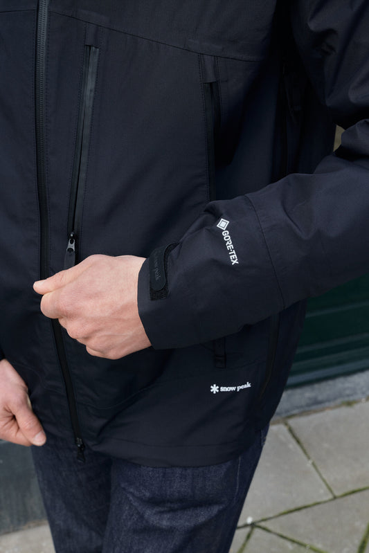 Snow Peak GORE-TEX Rain Jacket Black
