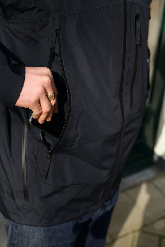 Snow Peak GORE-TEX Rain Jacket Black