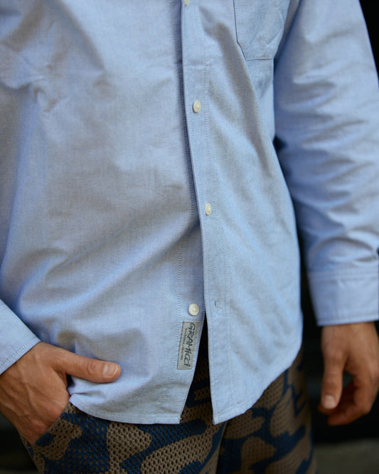 Gramicci Oxford Stance Shirt Light Blue