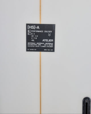 Haydenshapes HS Atelier Performance Cruiser PU Futures Thruster Surfboard