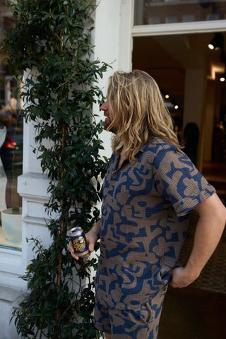 OAS Morel Puzzlotec Cuba Net Shirt - Airy Cotton Fabric