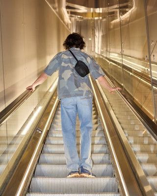 Universal Works Tech Overshirt Blue Camo