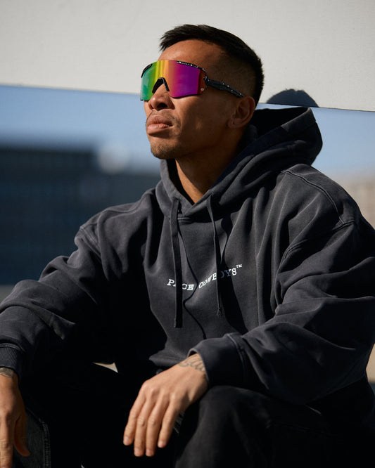 Behind The Pines Raptor 80's Black Pink Mirror