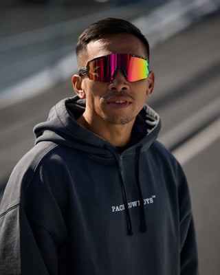 Behind The Pines Raptor 80's Black Pink Mirror