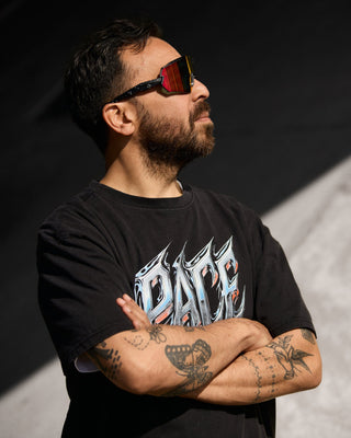 Behind The Pines Raptor 80's Black Red