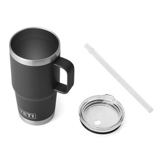 Yeti Rambler 25 Oz Straw Mug Black