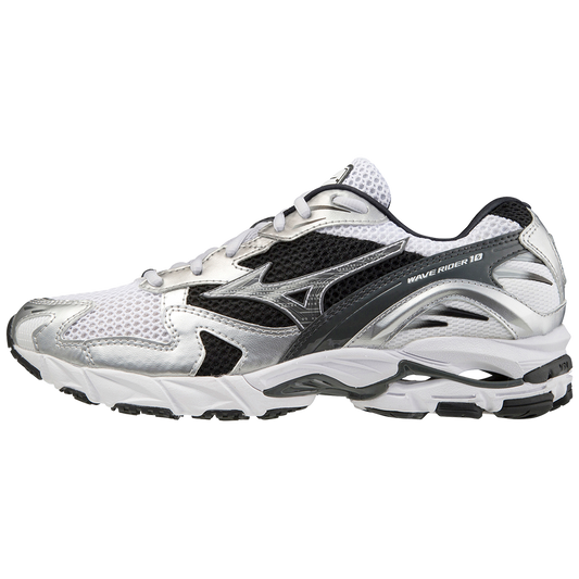 Mizuno Wave Rider 10 White / Silver / Black