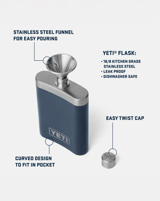 Yeti Flask Navy [207ml]