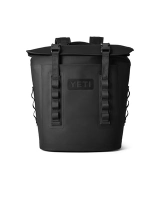 YETI Hopper M12 Soft Backpack Cooler Black – Leakproof Cooler with MagShield™ Closure