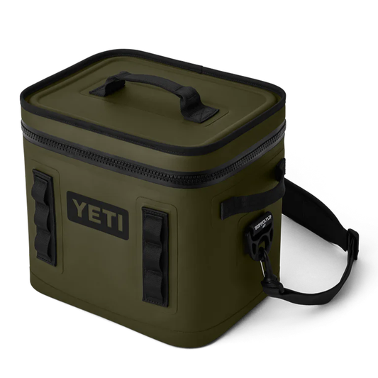 YETI Hopper Flip 12 Soft Cooler Olive – Rugged Insulated Cooler Bag