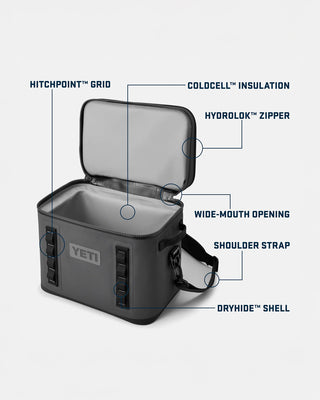 Yeti Hopper Flip 18 Charcoal
